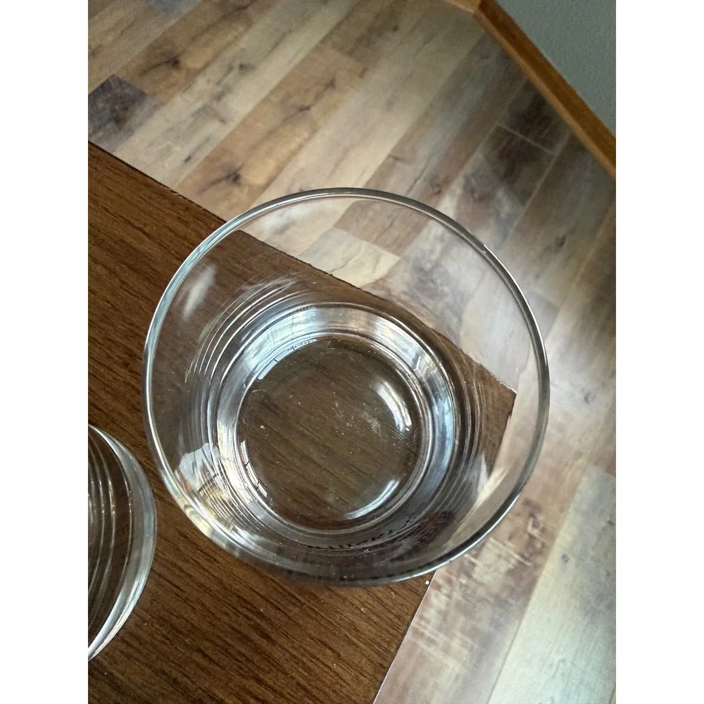 Jack Daniel's Old No. 7 Tennessee Whiskey Rocks Glass Set of 2 Barware Tumblers